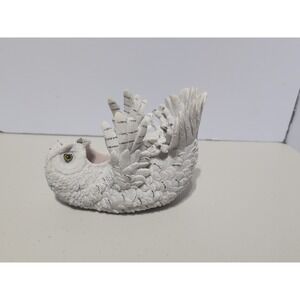 Wisdom Of The Tundra Beautiful Mystical Snowy Owl Wine Bottle Holder Decor